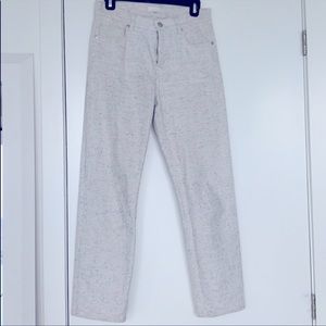 COS white/grey denim with black flecks